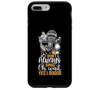 Máquina de Karaoke Divertida Karaoke Mic Creadores de música Cantantes Carcasa para iPhone 7 Plus/8 Plus