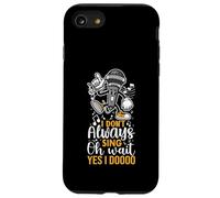 Máquina de Karaoke Divertida Karaoke Mic Creadores de música Cantantes Carcasa para iPhone SE (2020) / 7/8