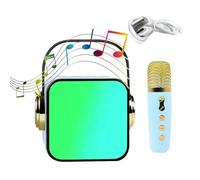 Máquina de Karaoke Inalámbrica, Máquina de Karaoke,Reproductor de Karaoke para Cantar con micrófo inalámbricos | Juego de Altavoces con micrófono, máquina de Karaoke con Altavoz para