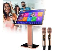 Máquina De Karaoke KTV: System Dual, Almacenamiento De 500 GB A 8 TB, Reverberación De Micrófono DSP, Selección De Canciones De Voz/móvil/pantalla Táctil, 27 Idiomas, For KTV Y Uso Doméstico(B,1TB)