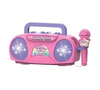 Máquina de Karaoke para | Accesorios Instrumentos | Micrófonos para Altavoces Karaoke | Portátil con Efectos de Iluminación, Accesorios de Instrumentos para