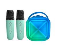 Máquina de Karaoke para El, Chicas de Karaoke | Juguete inalámbrico de la máquina de Karaoke con 2 micrófonos - Iluminación Colorida Girls Entertainment Amigos de la Familia Canta El