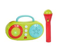Máquina de karaoke para niños, máquina multifuncional, micrófono cantante, karaoke, instrumentos musicales, juguetes 3+ juego de pedagogía eléctrica