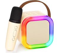Máquina de karaoke para niños y adultos, micrófono portátil con Bluetooth sin fil, cadeaux Toys présente pour les filles de 4, 5, 6, 7, 8, 9, 10, 12 ans et plus de fête d'anniversaire