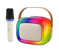 Máquina de Karaoke para niños y Adultos, Mini Altavoz Bluetooth portátil con micrófono inalámbrico, Juguetes para niños