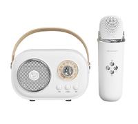 Máquina de karaoke portátil, altavoz de karaoke doméstico, altavoz de karaoke con micrófono, máquina de karaoke pequeña, máquina de karaoke que cambia de voz, de karaoke compacto, karaoke