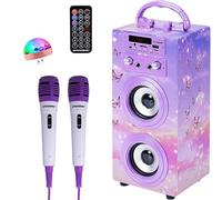 DYNASONIC (3º Generación, Modelo 2022 Karaoke con microfono, Regalos Originales para niños niña, Juguetes niña(Modelo 18 con Luz)