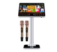 Máquina de Karaoke Profesional de 21,5 Pulgadas con Pantalla táctil y micrófono inalámbrico, función de Amplificador de Potencia, Descarga de 1,1 Millones de Canciones en la Nube