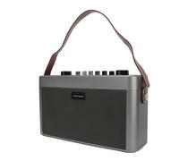 Máquina de Karaoke, Sistemas Portátiles de Karaoke con 2 Micrófonos Inalámbricos, Altavoz con Tarjeta de Sonido, Todo enpara Transmisión en Vivo y Canto