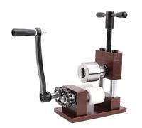 Máquina de laminación de joyería con manivela para doblar, presionar y dar forma a metal en anillos, pulseras y manualidades
