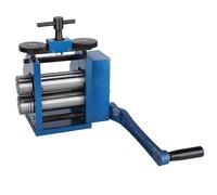 Máquina de laminación, herramienta de prensado de joyería manual, acabado brillante semicircular para hacer joyas en casa, aleación de acero inoxidable, 53x113mm