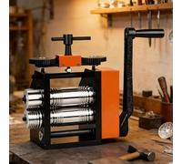 Máquina de laminación manual de joyería para estirar metal, adelgazar y dar forma a alambre, prensa ajustable para hacer joyas
