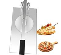 Máquina de laminación manual de masa de pizza y prensa de 18 cm, prensa manual para el hogar y pizzerías, perfecta para pizzerías y pastelerías, herramienta fácil de formar masa