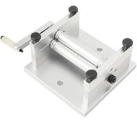 Máquina de laminación manual de placas para doblar láminas de metal suave, rodillos ajustables para tiras de metal de madera y plástico