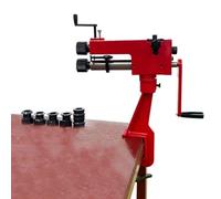 Máquina de laminación manual, herramienta de doblado de cuentas, dobladora giratoria de chapa para formar arco, capacidad de 0,8 mm, profundidad de garganta de 177 mm, rápida y precisa