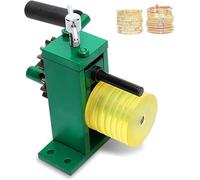 Máquina de laminación manual para hacer joyas, herramienta dobladora de anillos de joyería con perilla ajustable, herramienta de formación de metal con mango grueso