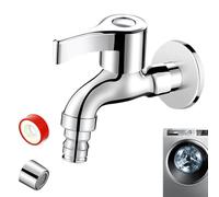 Máquina de lavado Faucet - 3.54 pulgadas válvula de grifo | Cobre mezcla Tap - Disco de cerámica Core Rust Prueba de fugas a prueba de fugas instalación integrada para baño Jardín Lavandería fregadero