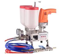 Máquina de lechada de resina epoxi/espuma de poliuretano de dos componentes de 1100W herramienta de reparación de fugas de líquido de lechada impermeable Para principiantes (bricolaje)