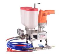 Máquina de lechado espuma poliuretano dos componentes/resina epoxi 1100 W, herramienta reparación fugas líquido a prueba agua Para bricolaje