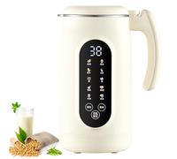Máquina de Leche de Nueces y Soja 1,5L - Automática para Leche de Almendra y Avena con 14 Cuchillas, Pantalla LED, Temporizador 12h, Mantener Caliente 6h, Autolimpiante - Uso Doméstico y Familiar