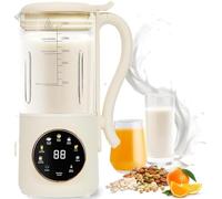 Máquina de Leche de Soja 1400ml, Máquina Para Hacer Leche De Nueces 8 En 1 con inicio de retraso/mantener, Mezclador de Cocina Múltiple con 12 Acero Inoxidable Cuchilla