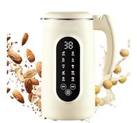 Máquina de Leche de Soja 5 en 1 de 1500 ml, Autolimpiante con 14 Cuchillas, Temporizador de 12H, Hervir y Mantener Caliente, Licuadora y Extractor de Leche de Frutos Secos sin Colador