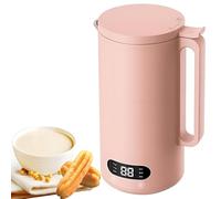 Máquina de leche de soja 8 en 1 con pantalla LED, temporizador de 12 horas, autolimpieza y mantiene el calor para leches de almendras, avena, anacardos, coco y plantas de 350 ml