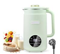 Máquina de leche de soja de 1200 ml, máquina de leche de nueces 8 en 1, máquina automática de leche de almendras con 12 cuchillas para leche vegetal casera, avena, soja, 12 cuchillas con temporizador