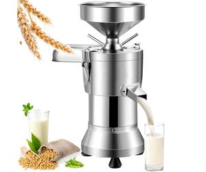 Máquina de leche de soja, máquina de acero inoxidable de 1100 W con filtro de malla 100 y separación automática de pulpa, capacidad de 25 kg/h para restaurantes y uso doméstico