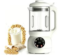 Máquina De Leche De Soya 1000ml, Máquina Exprimidora De Nueces, Con Cuchilla De Molienda De 10 Hojas, Inicio Con Un Botón, Reserva Inteligente De 12 Horas, Máquina De Leche Vegetal Para Uso Dom white