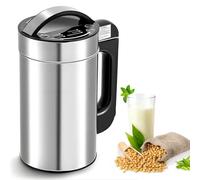 Máquina de Leche Soy & Nut 1.2L, Fabricante de Leche a Base de Plantas con Autolimpieza y Juego de Colador, Adecuada Para Almendra, Soja, Avena, Leche Vegana, Cuerpo de Acero Inoxidable