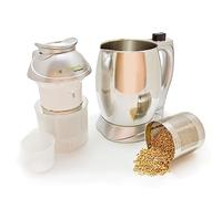 Maquina de Leche Vegetal Casera BBVegetal | Automatica Frio y Caliente | Almendra Avena Soja Arroz Coco | 1,3L | 2 Filtros Acero Inox | 3 Programas | 3 Anos Garantia