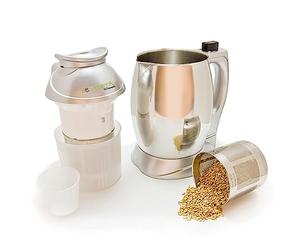 Maquina de Leche Vegetal Casera BBVegetal | Automatica Frio y Caliente | Almendra Avena Soja Arroz Coco | 1,3L | 2 Filtros Acero Inox | 3 Programas | 3 Anos Garantia