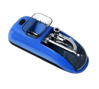 Máquina de liar cigarrillos， Electric Automatic Cigarette Filling Machine, Portable Tobacco Accessories, Suitable for 8Mm/6.5Mm Pipes(Blue)
