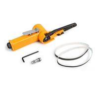 Máquina de lijado neumática multifuncional lijadora correa rectificadora para desbaste pulido desoxidación y tratamientos superficie en industrias manufactura mecánica hardware carpintería