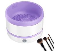 Máquina De Limpiador De Cepillos De Maquillaje - Limpiador Automático De Cepillo De Maquillaje Eléctrico | Limpiador De Cepillos De Sombras De Ojos Eléctricas, Lavadora De Herramientas Cosméticas De B