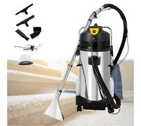 Máquina de limpieza de alfombras comercial 30L/40L/60L, aspiradora multiusos 3 en 1, limpiador de alfombras portátil for hoteles, oficinas.(60L)