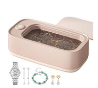 Máquina de limpieza de joyas, máquina de limpieza de anillos - 45.000 Hz dispositivo de limpieza totalmente automático | Máquina de limpieza de joyas, limpiador de joyas para máquina ultrasónica,