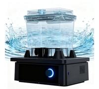 Máquina de limpieza de resina 3D, limpiador oscilante de alto rendimiento con 2 cajas de limpieza, mantenimiento para modelos de resina, tiempo de limpieza rápido ≤ 4 minutos