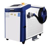 Máquina de limpieza láser de fibra Raycus de 3000 W Eliminación de óxido, aceite y pintura para limpieza de metales Ancho de 300×300 mm Refrigeración por agua