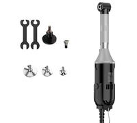 Máquina de limpieza manual de juntas de azulejos, herramienta eléctrica de 350 W con 6 velocidades, rotación de 15000 rpm, ancho de cabeza de 2,5 cm, compatible con cabezales de molienda de vástago de