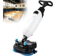 Máquina De Limpieza Mini, Fregadora De Suelos Comercial Ligera, Doble Depósito 4,5 L + 7,5 L, Cepillos Rotativos 360°, para Azulejos en Áreas Comerciales y Domésticas