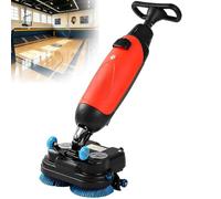 Máquina De Limpieza Mini, Fregadora De Suelos Comercial Ligera, Doble Depósito 4,5 L + 7,5 L, Cepillos Rotativos 360°, para Azulejos en Áreas Comerciales y Domésticas