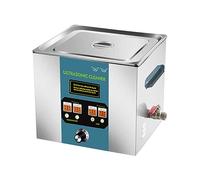 Máquina de limpieza ultrasónica, 40KHz 80KHz 100KHz Ultrasonido De Alta Frecuencia Limpieza De Discos De Vinilo Culata 11L Limpiador Ultrasónico