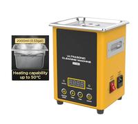 Máquina de limpieza ultrasónica,CT80,limpiador de inyectores diésel de 60W para automóviles,joyería,industria y laboratorios.Modo de calentamiento y tiempo de limpieza ajustable.Tanque de 1,6 L.220V