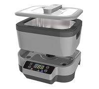 Máquina de Limpieza ultrasónica de 1,2 l con Control táctil Inteligente y cestas. Baño ultrasónico Dividido. Lavadora ultrasónica para joyería, Relojes y odontología.