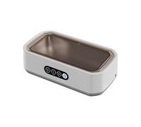 Máquina de limpieza ultrasónica for gafas, capacidad 650 ml, limpiador profesional for aparatos joyería y vibración frecuencia(WHITE)