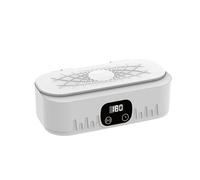 Máquina De Limpieza Ultrasónica Gafas Joyas Baño Alta Frecuencia For Lavado Super Efficiently Cleaning(White)
