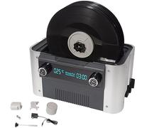 Máquina de limpieza ultrasónica, kit de limpieza de discos de vinilo: máquina profesional automática para la limpieza de álbumes con descontaminación de alta frecuencia y secado al aire.