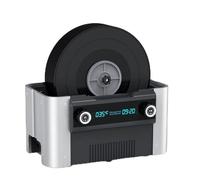 Máquina de limpieza ultrasónica, limpiador ultrasónico, máquina de limpieza profunda de 6 litros con temporizador y calentador para discos de vinilo, joyas, relojes, gafas y dentaduras posti